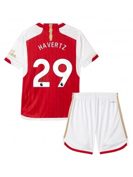 Arsenal Kai Havertz #29 Heimtrikotsatz für Kinder 2023-24 Kurzarm (+ Kurze Hosen)